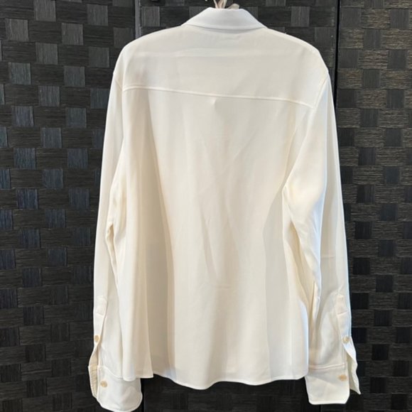 Joseph LTD. Cream Button Down Blouse - Picture 2 of 4